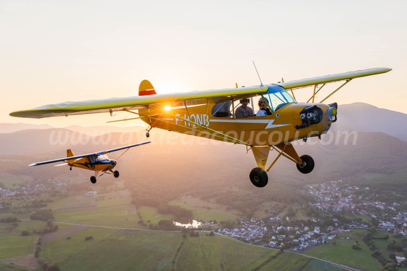 Piper J3Cub et Tétras