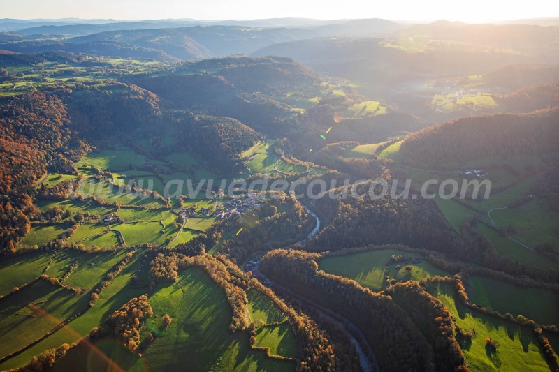 Couchant d'automne dans le Doubs
