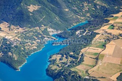 Isère (38), le Lac du Sautet