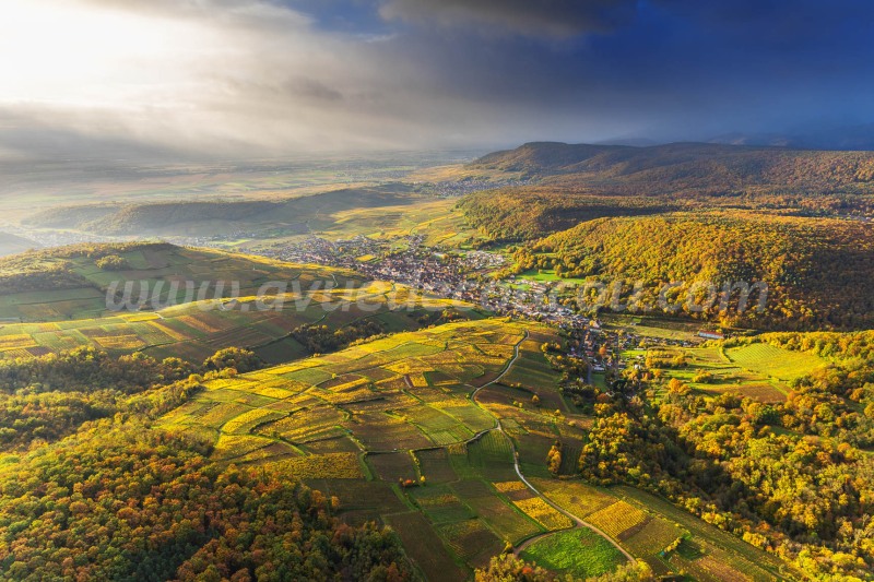 Averses d'automne dans la Vallée Noble